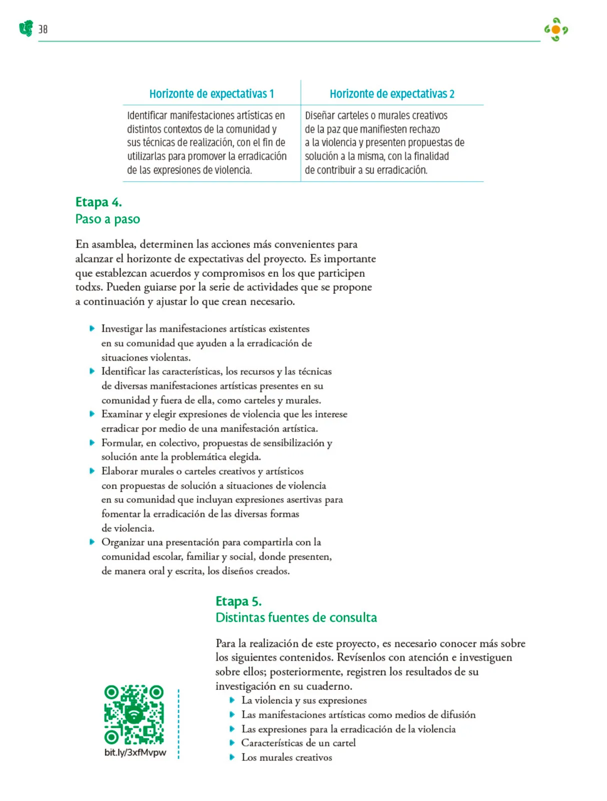 Página 39 de Colección Sk´asolil. Nuestro libro de Proyectos. Tomo III. Libro de Educación Telesecundaria Grado 2° Ciclo Escolar 2025 - 2026