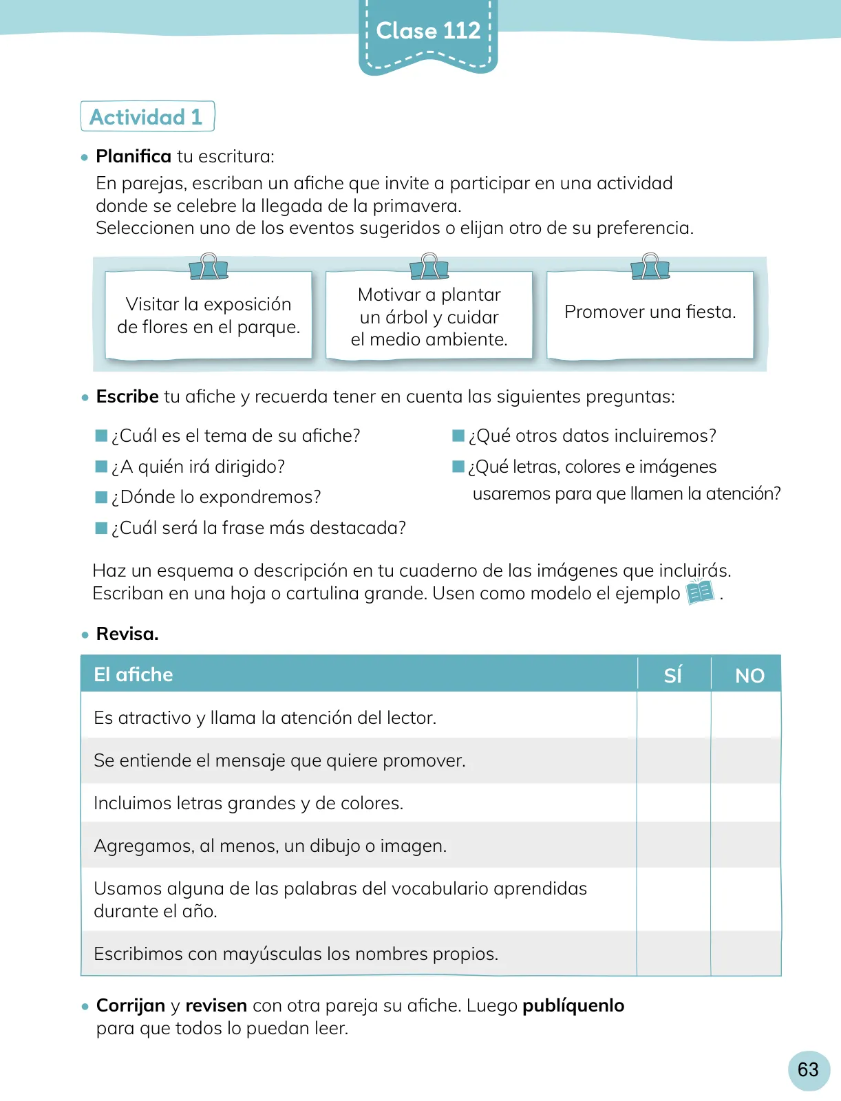 Página 64 de Lenguaje y Comunicación – Cuarto Básico | Texto del Estudiante MINEDUC – Descargar PDF · 2024