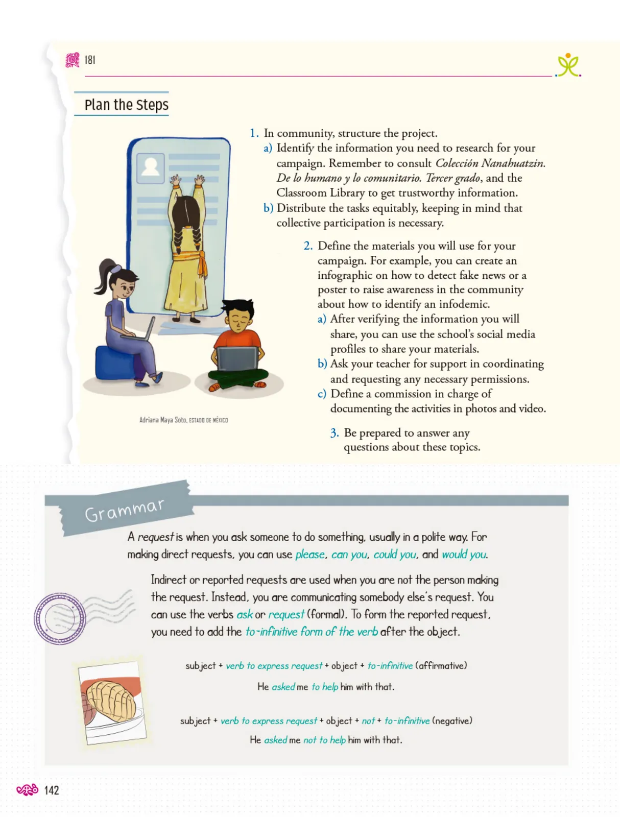 Página 143 de Uérakua anapu uantakua. Projects and Readings. Libro de Educación Secundaria Grado 3° Ciclo Escolar 2025 - 2026