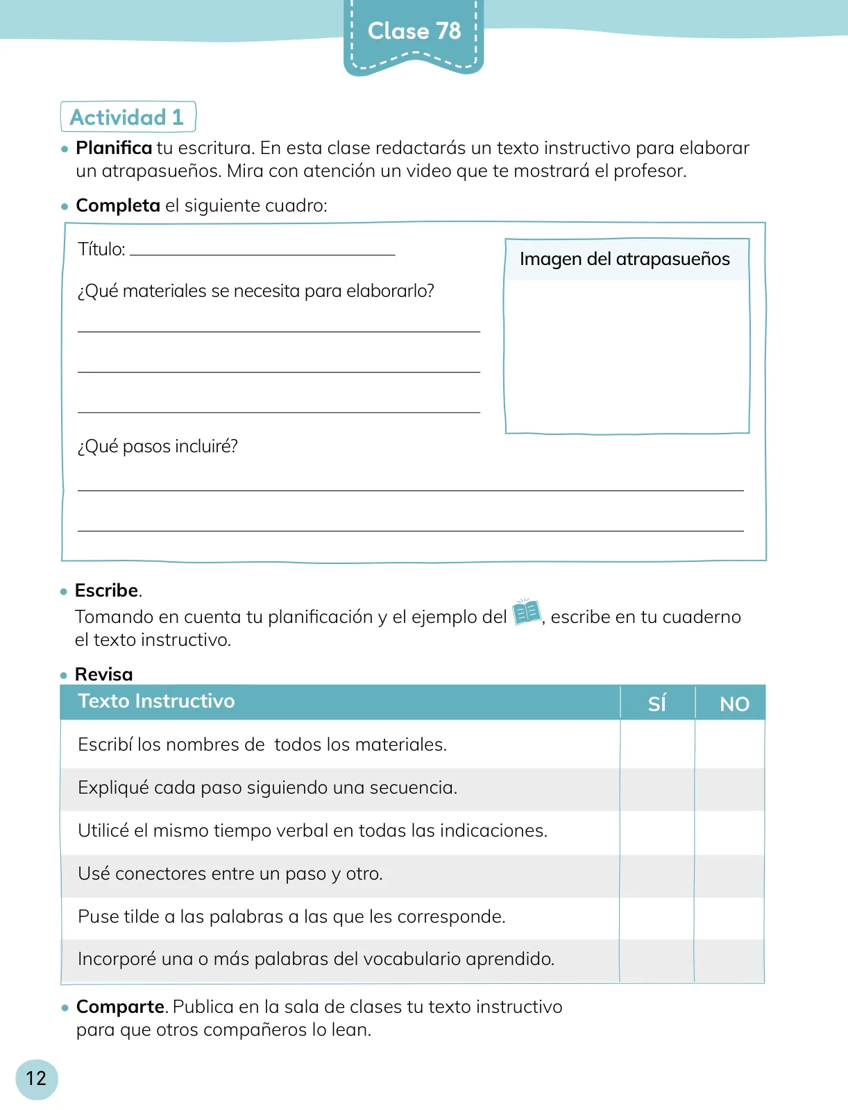 Miniatura página 13 de Lenguaje y Comunicación – Cuarto Básico | Texto del Estudiante MINEDUC – Descargar PDF · 2024