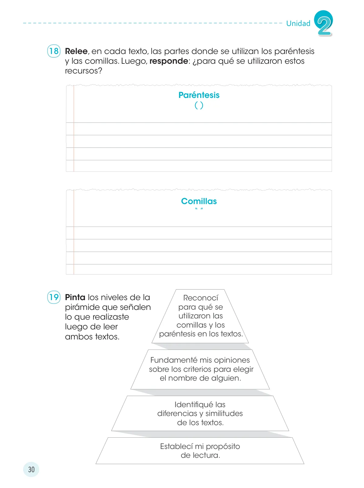 Página 32 de Comunicación 4 : cuaderno de trabajo para cuarto grado de Educación Primaria 2019 · 2019