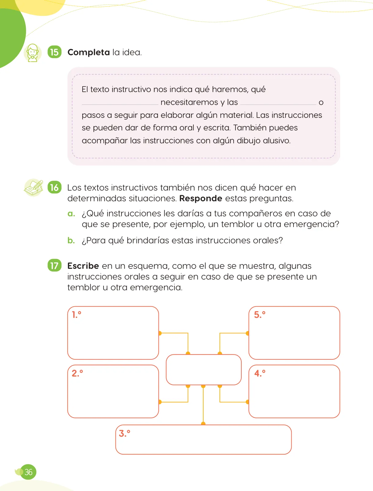 Página 38 de Cuadernillo de Comunicación 3. Tercer grado de Primaria · 2024