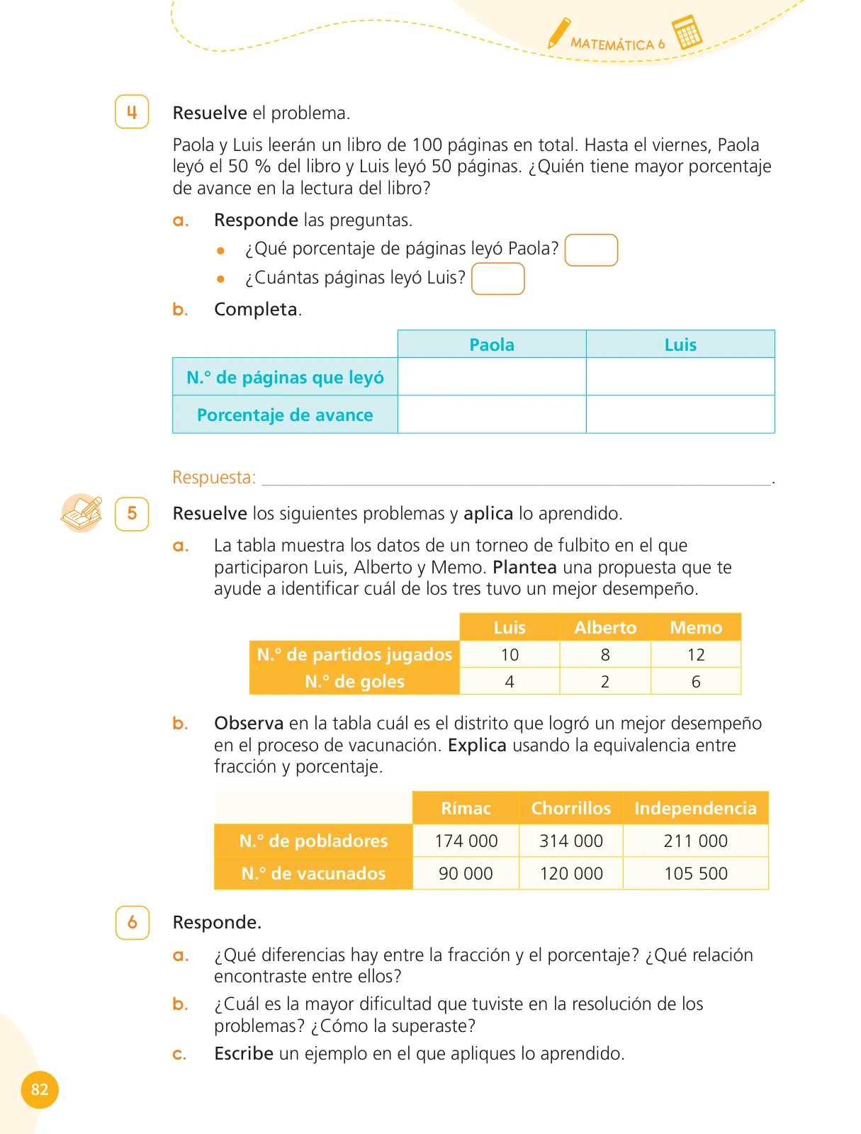 Miniatura página 84 de Cuadernillo de Matemática 6, sexto grado de Primaria ﻿ · 2023