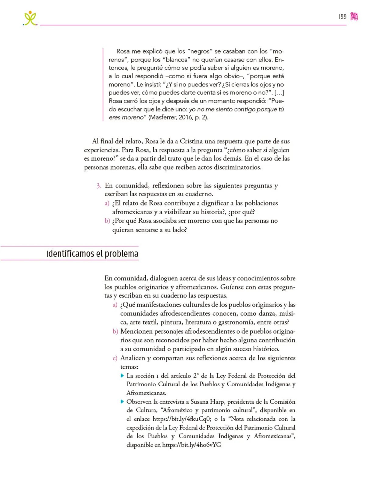 Miniatura página 200 de Colección Ximhai. Nuestro libro de proyectos.   Libro de Educación Secundaria Grado 1°  Ciclo Escolar 2025 - 2026