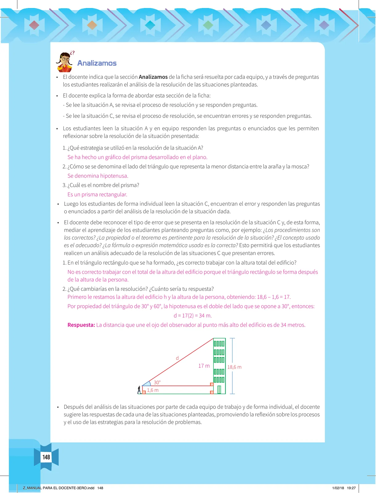 Página 150 de Resolvamos problemas 3 : manual para el docente 2018 · 2018