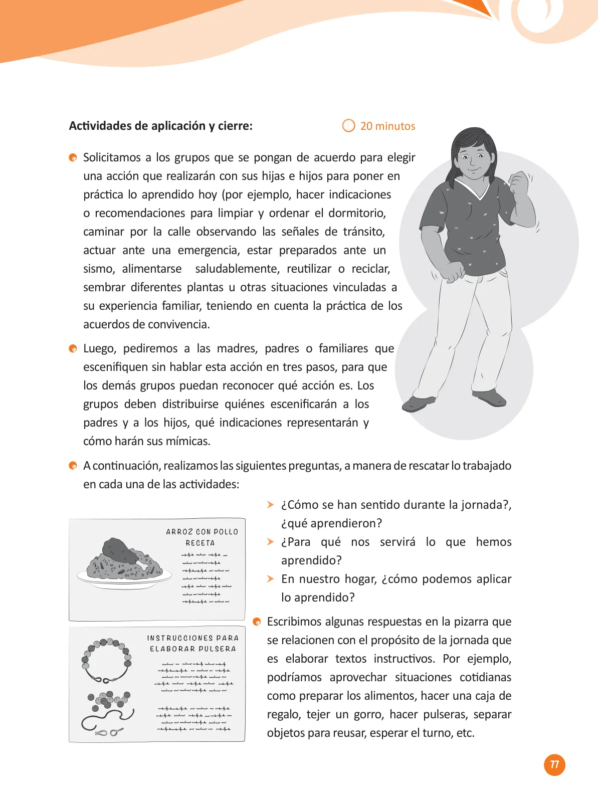 Página 79 de Guía para el trabajo docente con las familias del ciclo IV de Primaria · 2016