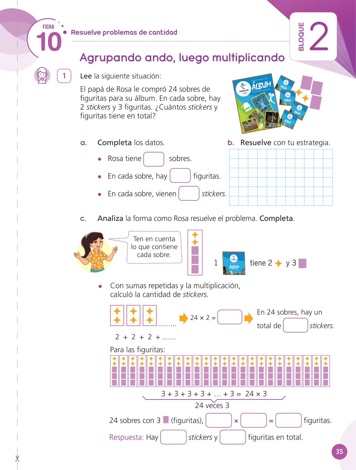 Miniatura página 37 de Cuadernillo de Matemática 5, quinto grado de Primaria ﻿ · 2023