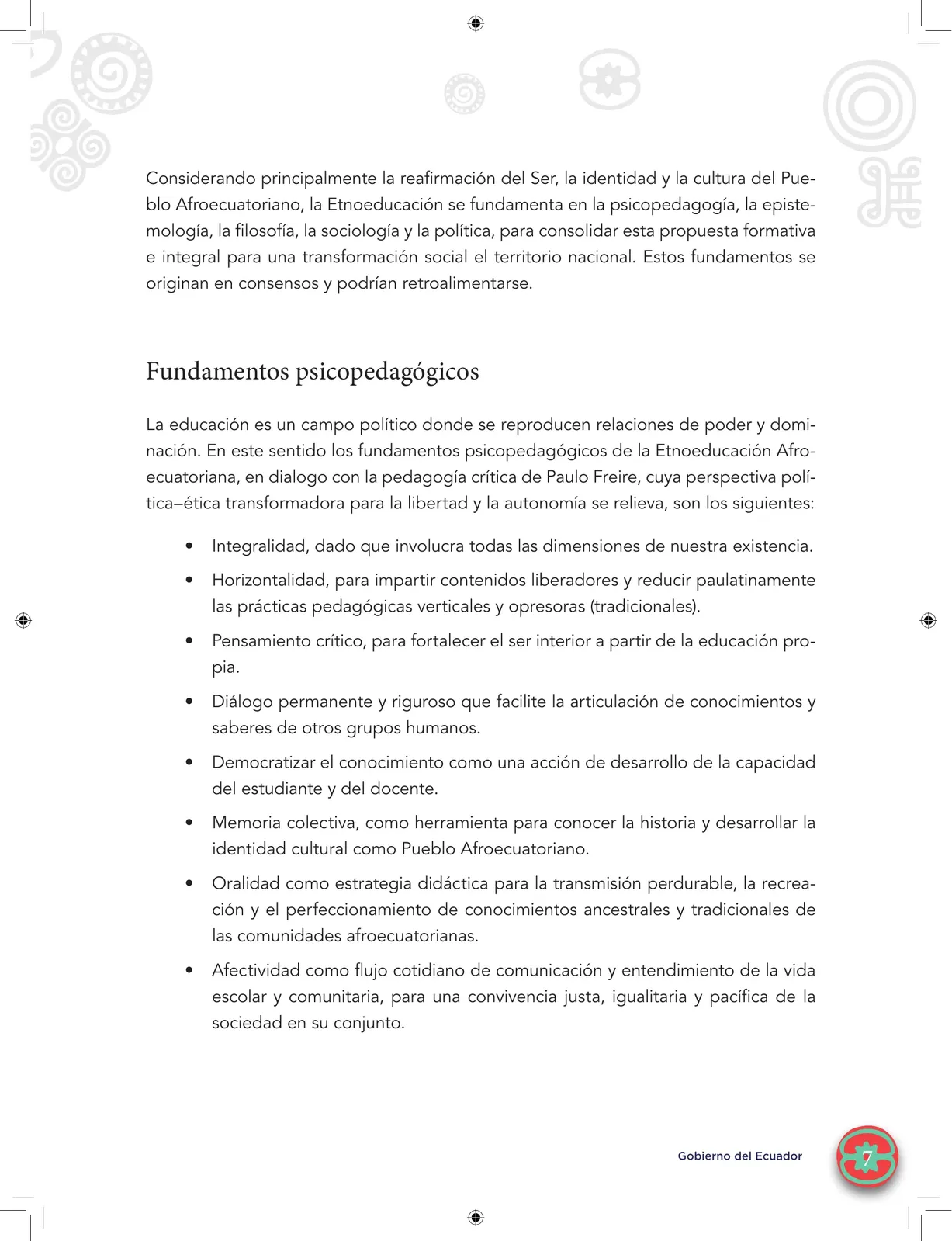 Página 9 de Etnoeducacion · 6 EGB · 2024