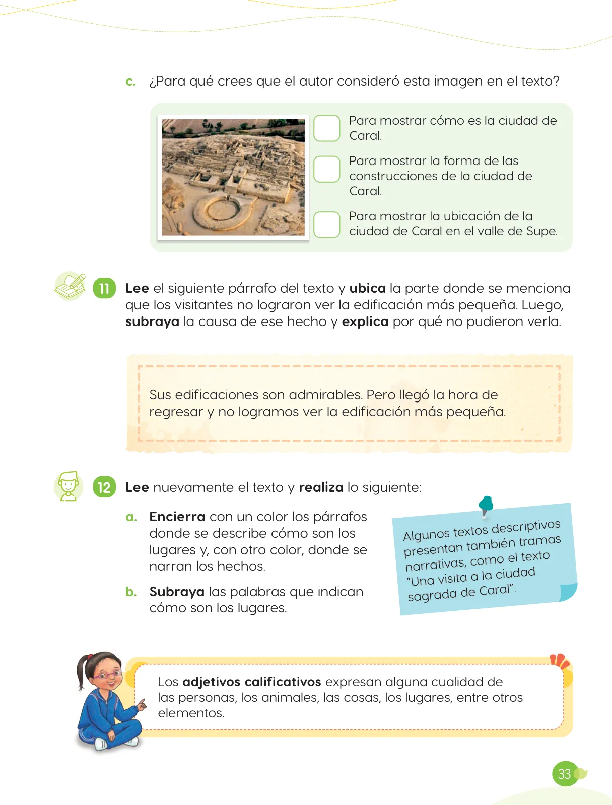 Página 35 de Cuadernillo de Comunicación 4, cuarto grado de Primaria · 2023