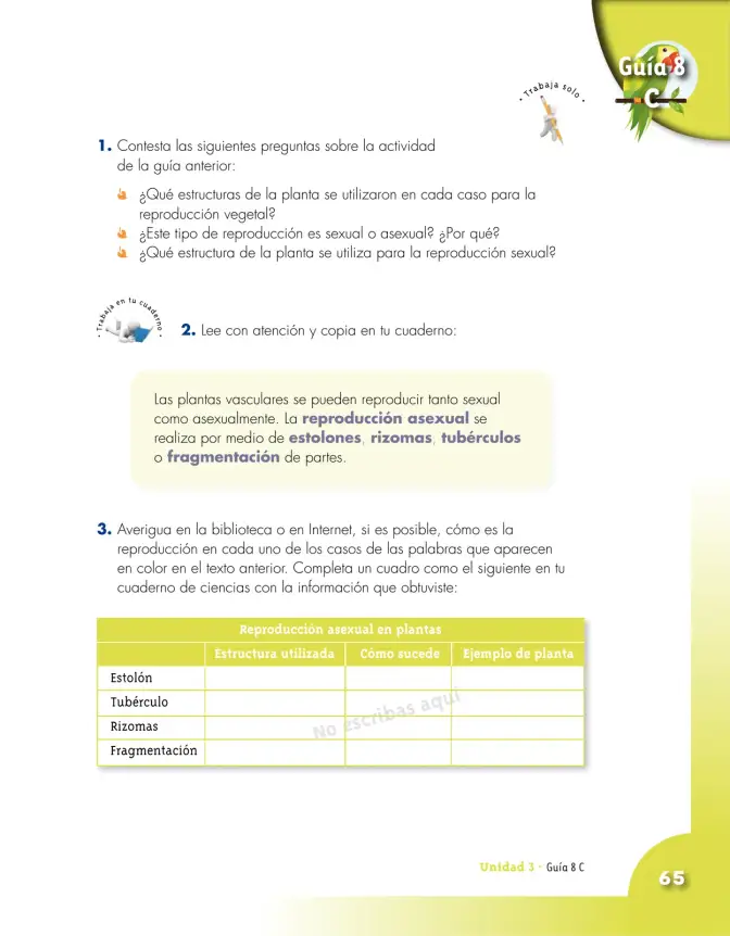 Página 65 de Ciencias Naturales 4° · Cartilla 01