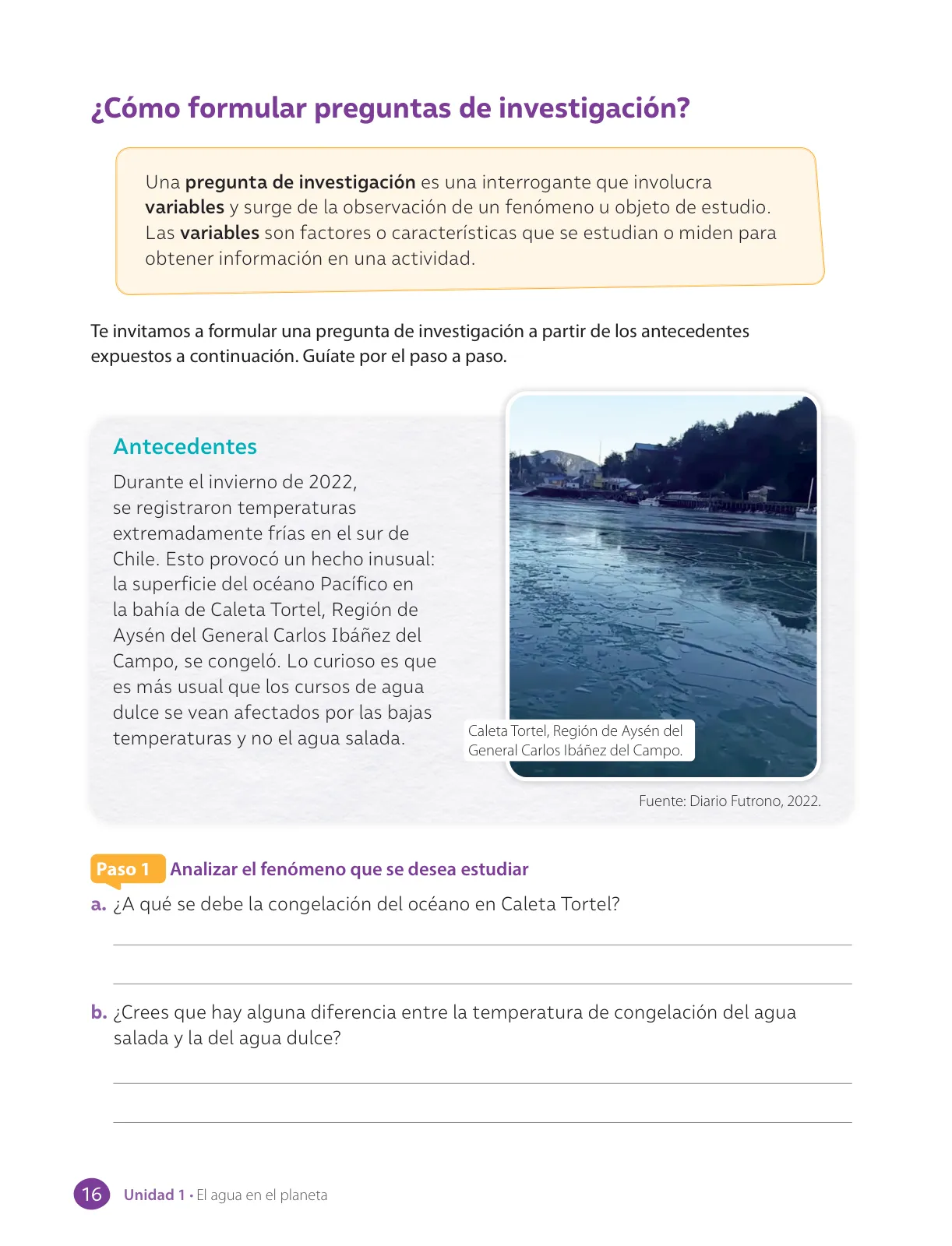 Página 18 de Libro de Ciencias Naturales – Quinto Básico | Texto del Estudiante MINEDUC – Descargar PDF · 2024