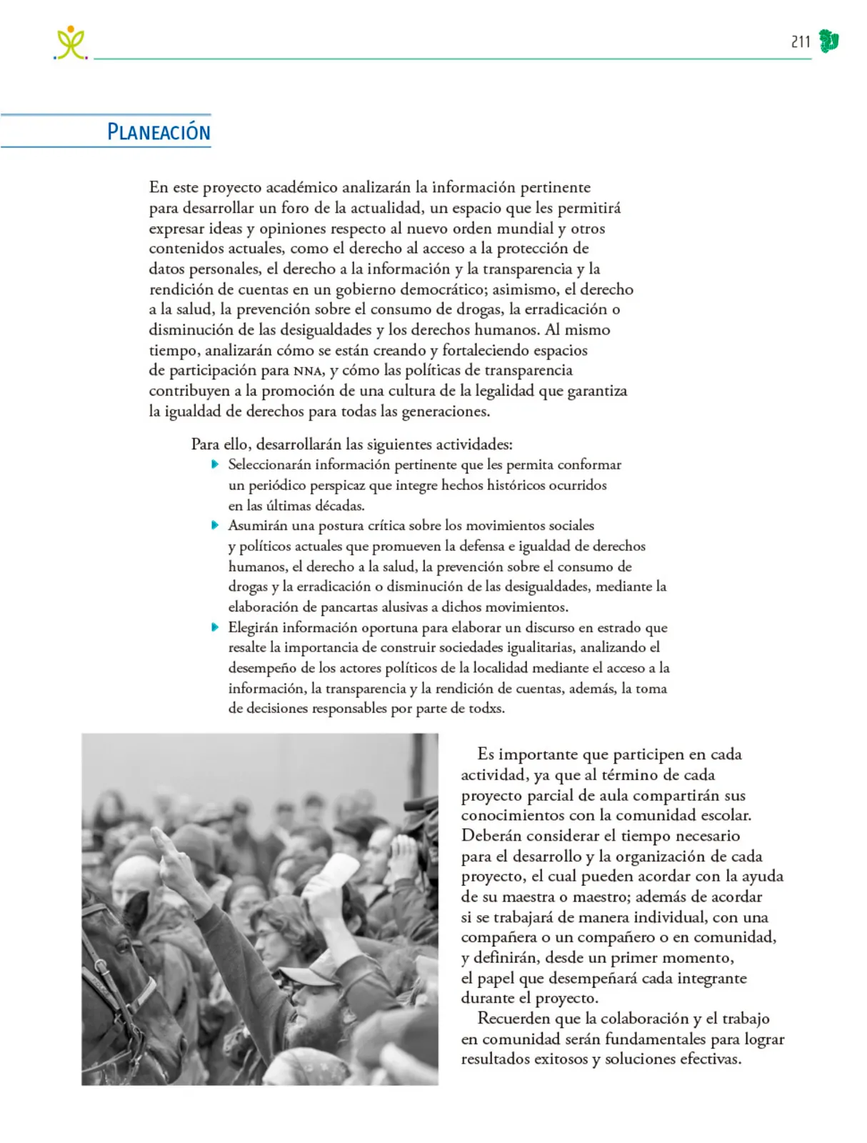 Página 212 de Colección Nanahuatzin. Nuestro libro de Proyectos. Tomo III. Libro de Educación Telesecundaria Grado 3° Ciclo Escolar 2025 - 2026