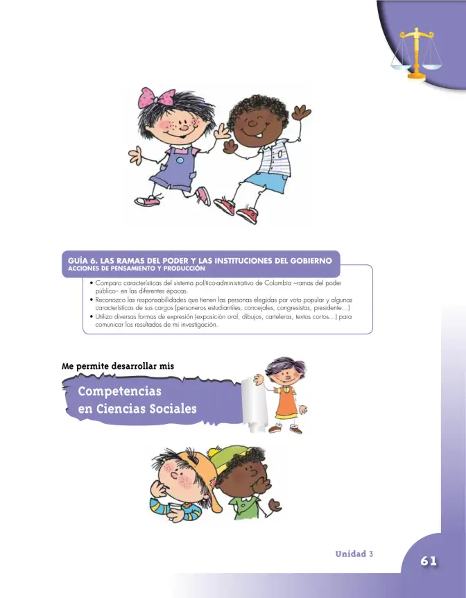 Página 61 de Ciencias Sociales 5° · Cartilla 01