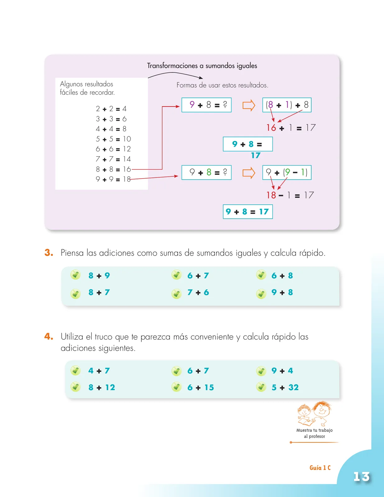 Página 13 de Matematica 3° · Cartilla 01