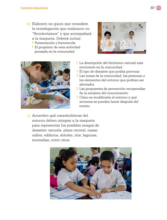 Página 230 de Proyectos Comunitarios. Libro de Educación Primaria Grado 3° Ciclo Escolar 2025 - 2026
