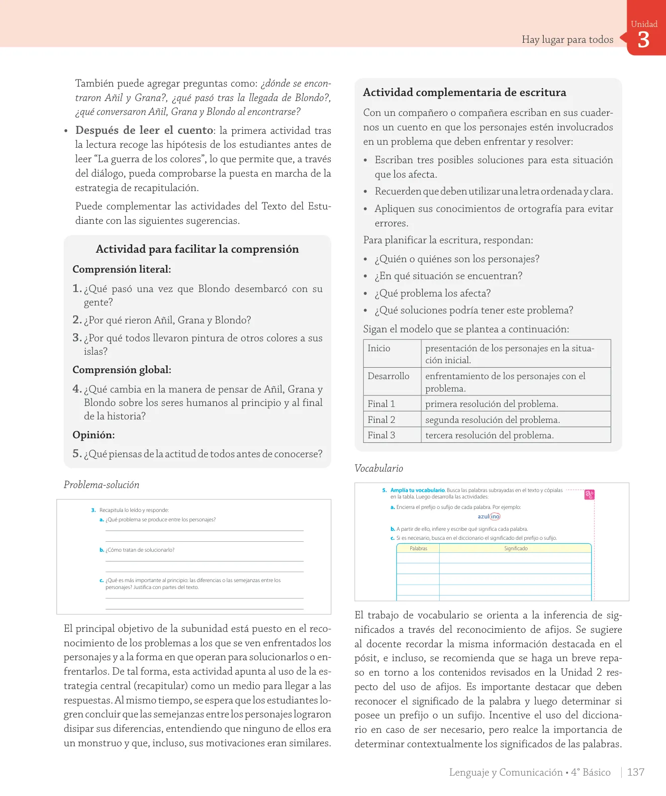 Página 221 de Lenguaje y Comunicación – Cuarto Básico | Texto del Estudiante MINEDUC – Descargar PDF · 2024