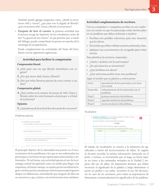 Página 221 de Lenguaje y Comunicación – Cuarto Básico | Texto del Estudiante MINEDUC – Descargar PDF · 2024
