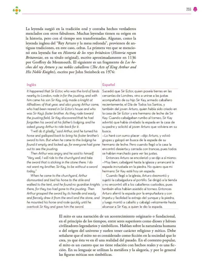 Página 256 de Colección Ximhai. Lenguajes. Libro de Educación Secundaria Grado 1° Ciclo Escolar 2025 - 2026