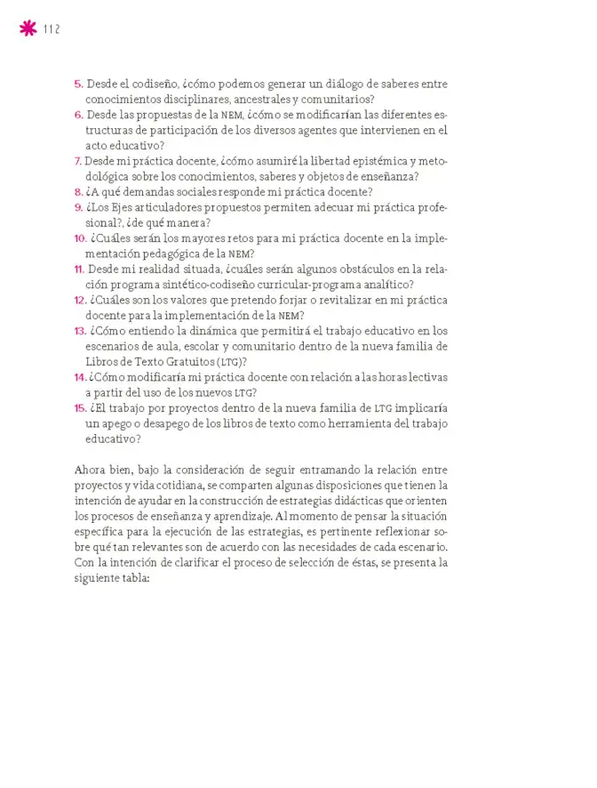 Página 113 de Un libro sin recetas para la maestra y el maestro. Fase 6. Libro de Educación Secundaria Grado 1°, 2°, 3° Ciclo Escolar 2025 - 2026