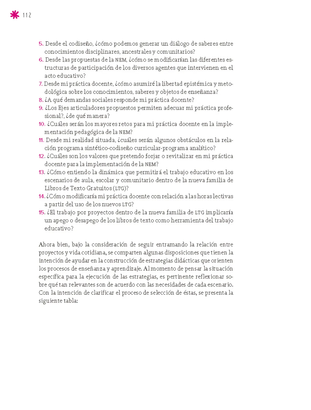 Miniatura página 113 de Un libro sin recetas para la maestra y el maestro. Fase 6.  Libro de Educación Secundaria Grado 1°, 2°, 3°  Ciclo Escolar 2025 - 2026