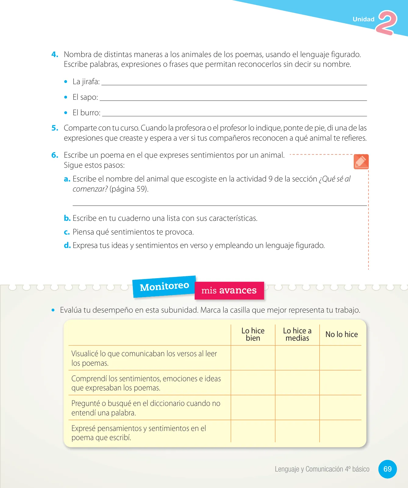 Miniatura página 71 de Lenguaje y Comunicación – Cuarto Básico | Texto del Estudiante MINEDUC – Descargar PDF · 2024