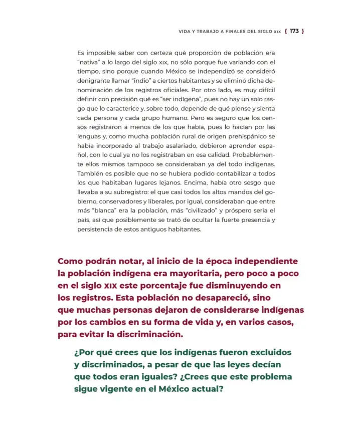 Página 174 de Historia del pueblo mexicano. Libro de Educación Secundaria Grado 1° Ciclo Escolar 2025 - 2026