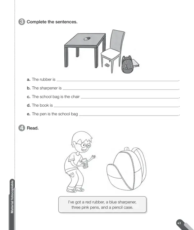Página 45 de Inglés – Tercero Básico | Texto del Estudiante MINEDUC – Descargar PDF · 2024