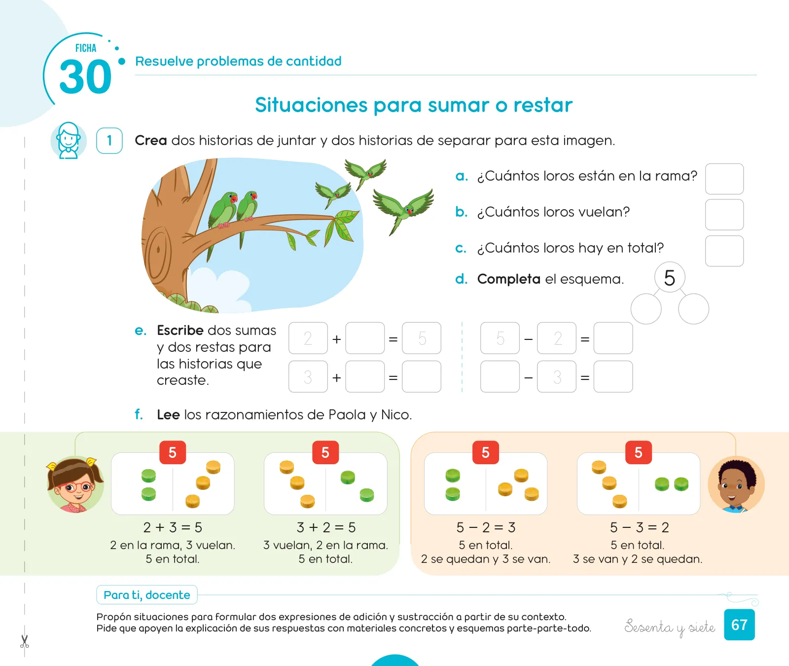 Miniatura página 69 de Cuadernillo de Matemática 1, primer grado de Primaria · 2023