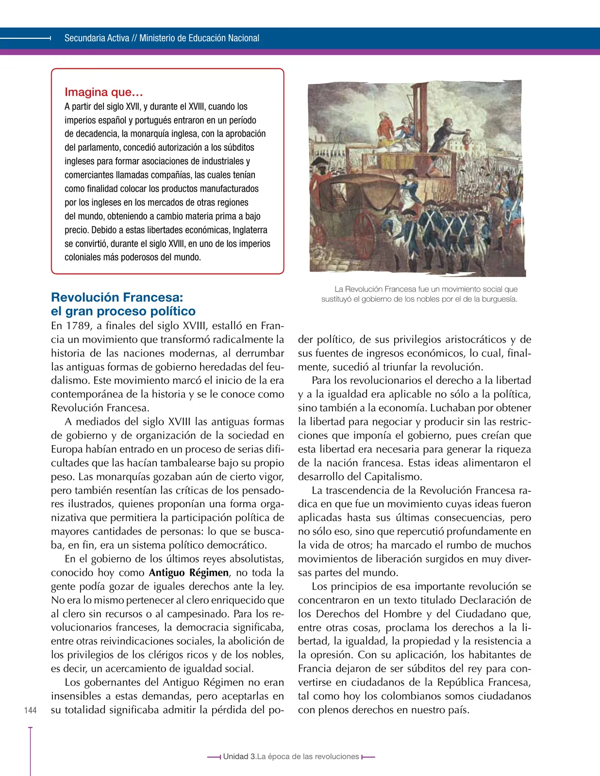 Miniatura página 144 de Ciencias Sociales 8° · Secundaria Activa