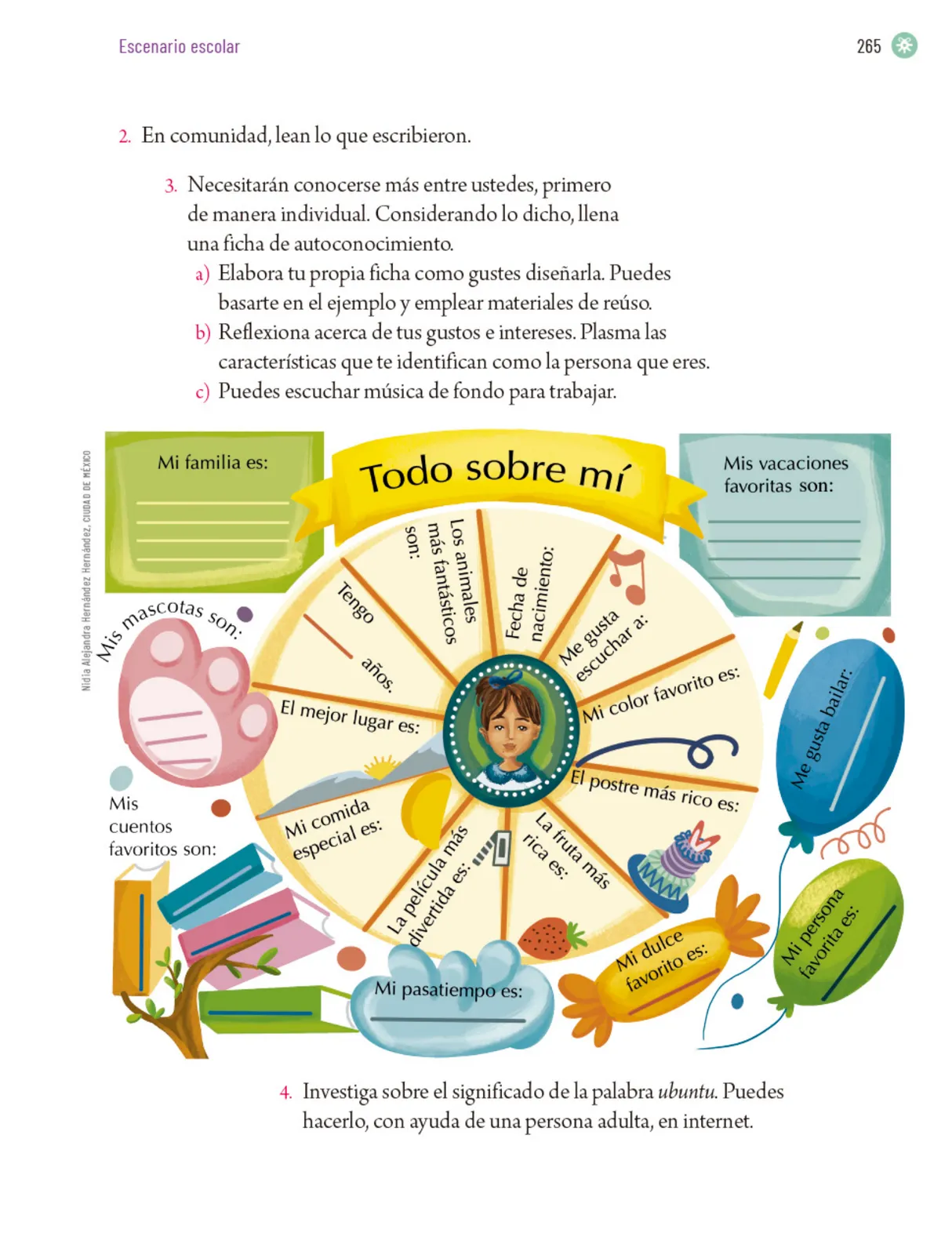 Página 268 de Proyectos Escolares. Libro de Educación Primaria Grado 5° Ciclo Escolar 2025 - 2026