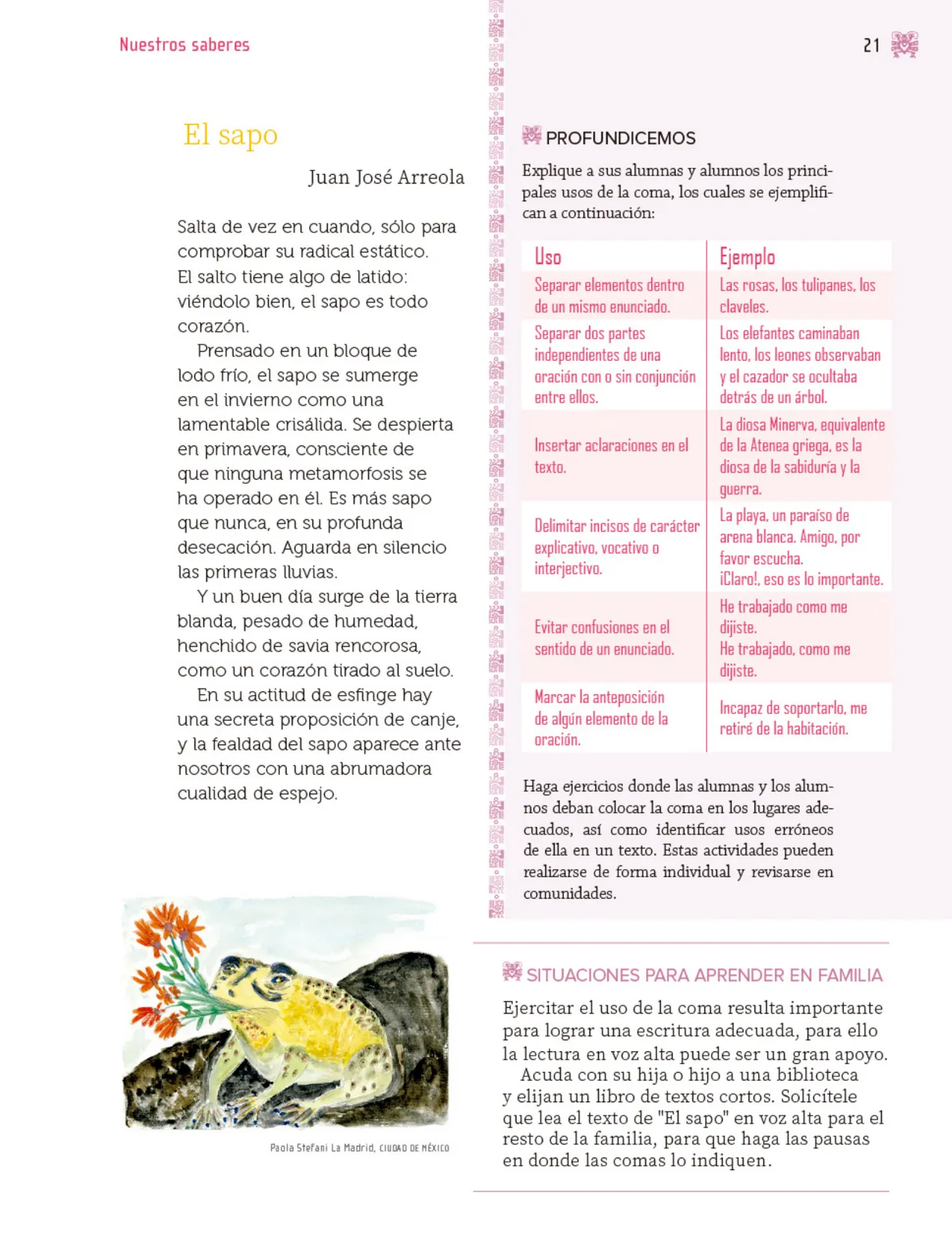 Miniatura página 22 de Nuestros saberes: Libro para alumnos, maestros y familia.   Libro de Educación Primaria Grado 3°  Ciclo Escolar 2025 - 2026