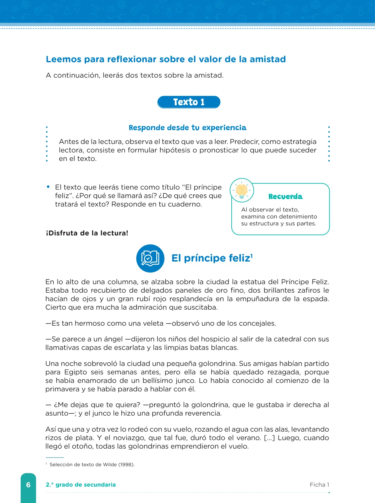 Página 8 de Fichas de aprendizaje de Comunicación 2 · 2024