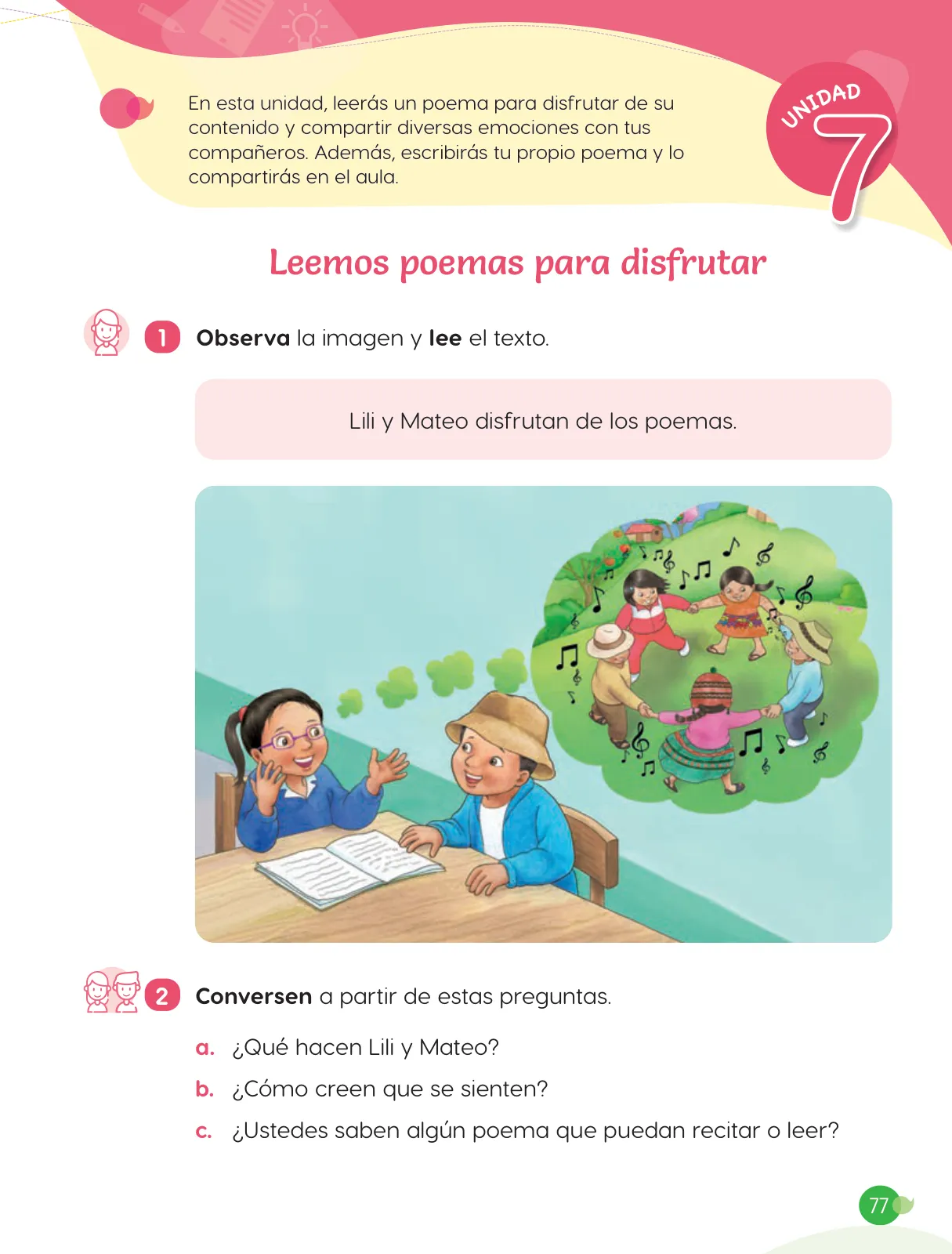 Página 79 de Cuadernillo de Comunicación 3, tercer grado de Primaria · 2023
