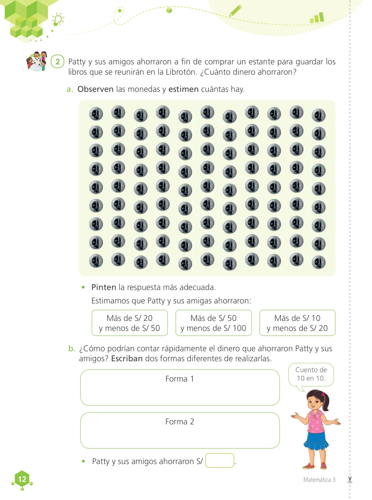 Miniatura página 14 de Matemática 3 : cuaderno de trabajo para tercer grado de Educación Primaria 2019 · 2019