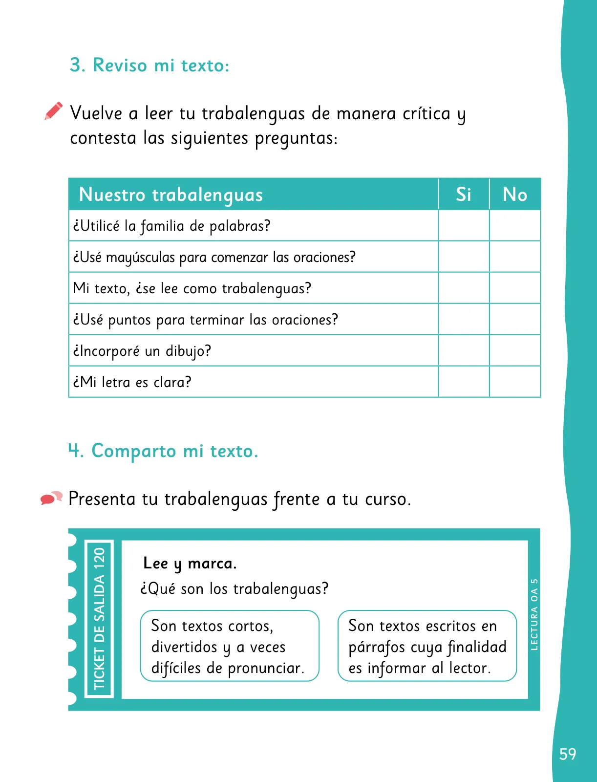 Miniatura página 61 de Lenguaje y Comunicación – Segundo Básico – Texto del Estudiante MINEDUC – Descargar PDF · 2024