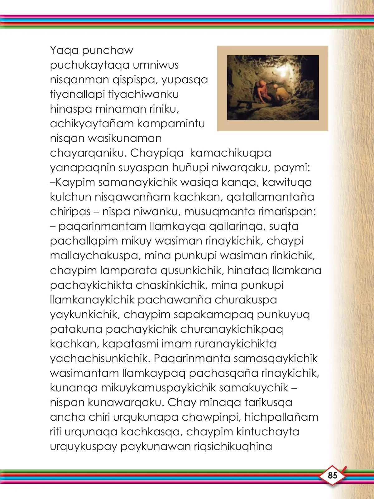Miniatura página 87 de Willakuykuna maytu - Chanka Literatura 1 - 1° Secundaria - Quechua chanka · 2023