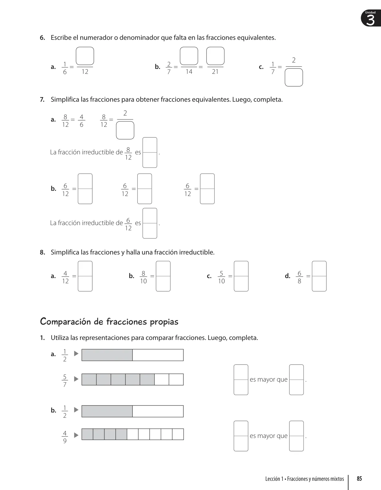 Miniatura página 87 de Matemática – Quinto Básico | Texto del Estudiante MINEDUC – Descargar PDF · 2024