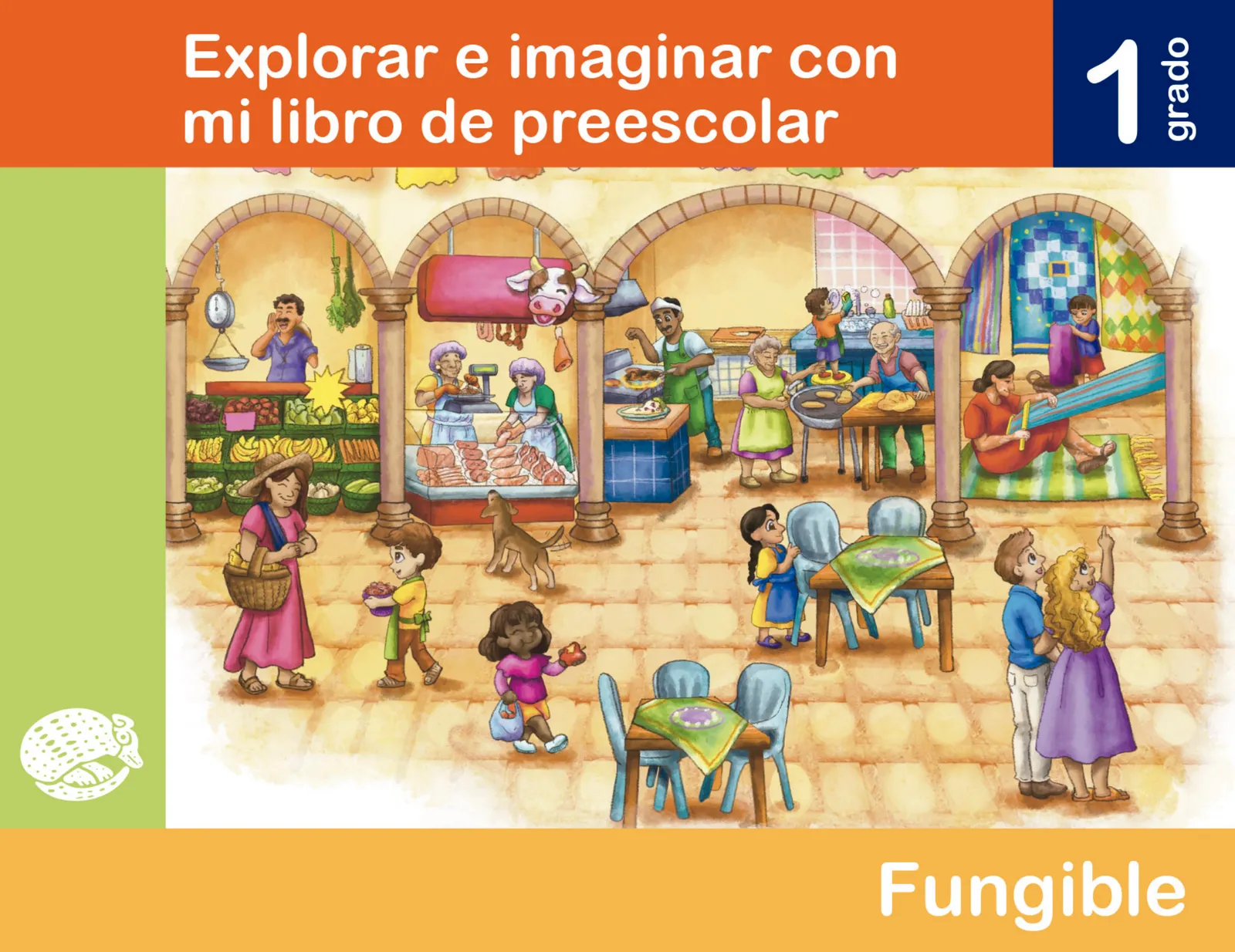 Miniatura página 1 de Explorar e imaginar con mi libro de Preescolar.   Libro de Educación Preescolar Grado 1°  Ciclo Escolar 2025 - 2026