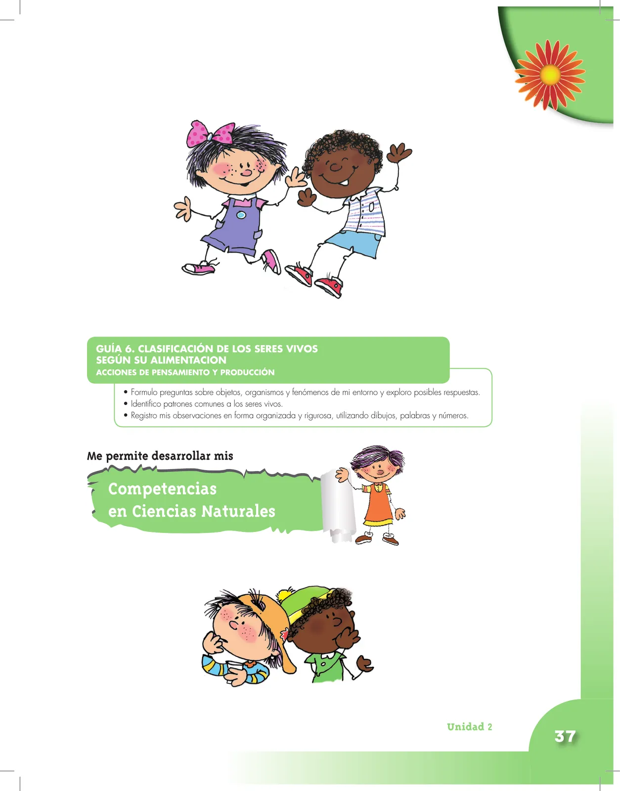 Página 37 de Ciencias Naturales 3° · Cartilla 01