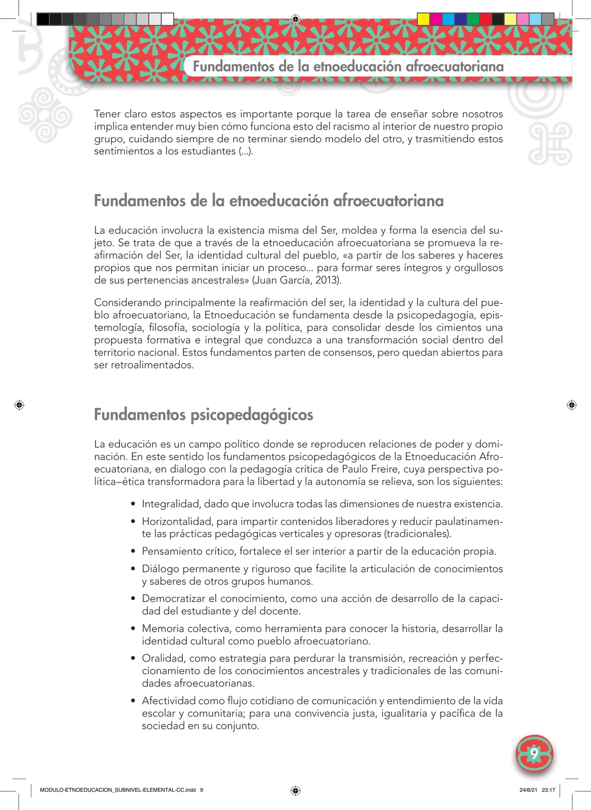 Miniatura página 9 de Etnoeducacion · Egb Elemental Etnoeducacion 2024 · 2024