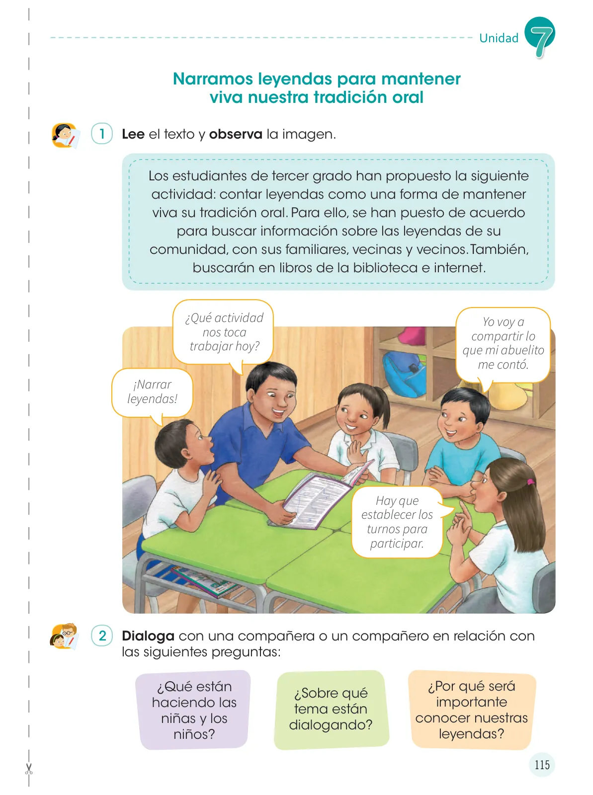 Miniatura página 117 de Comunicación 3 : cuaderno de trabajo para tercer grado de Educación Primaria 2019 · 2019