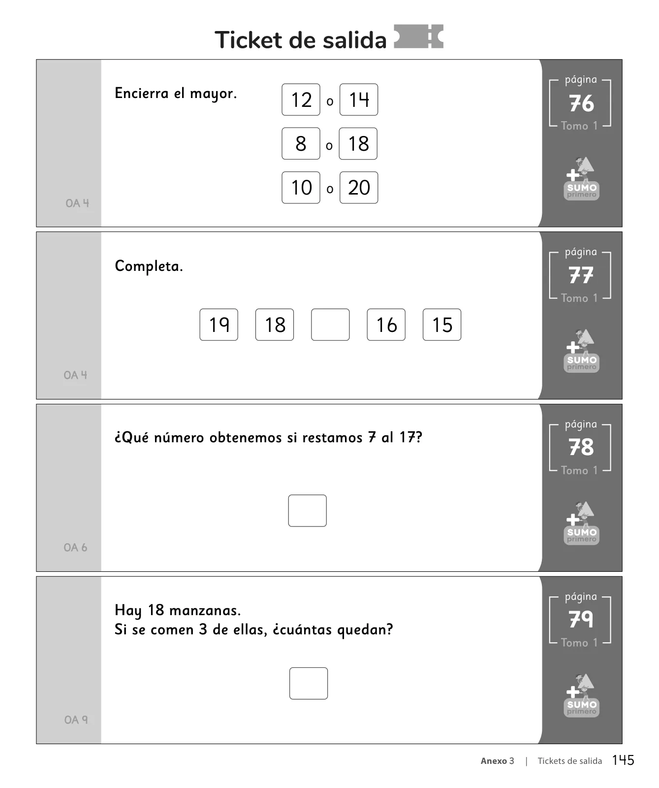 Miniatura página 147 de Sumo Primero – Primero Básico | Texto del Estudiante (MINEDUC) – Descargar PDF · 2024