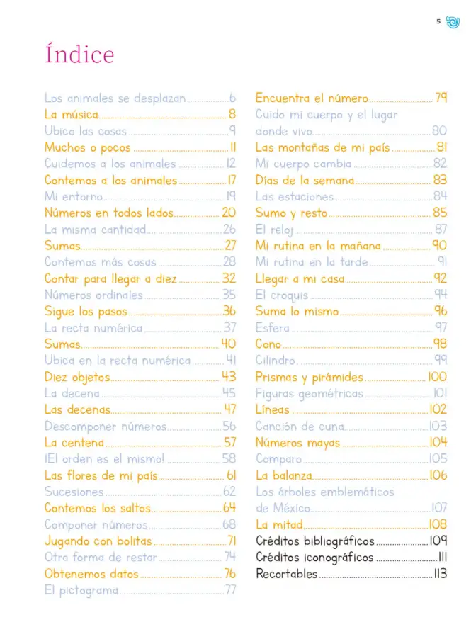 Página 6 de Múltiples lenguajes. Trazos y números. Libro de Educación Primaria Grado 1° Ciclo Escolar 2025 - 2026