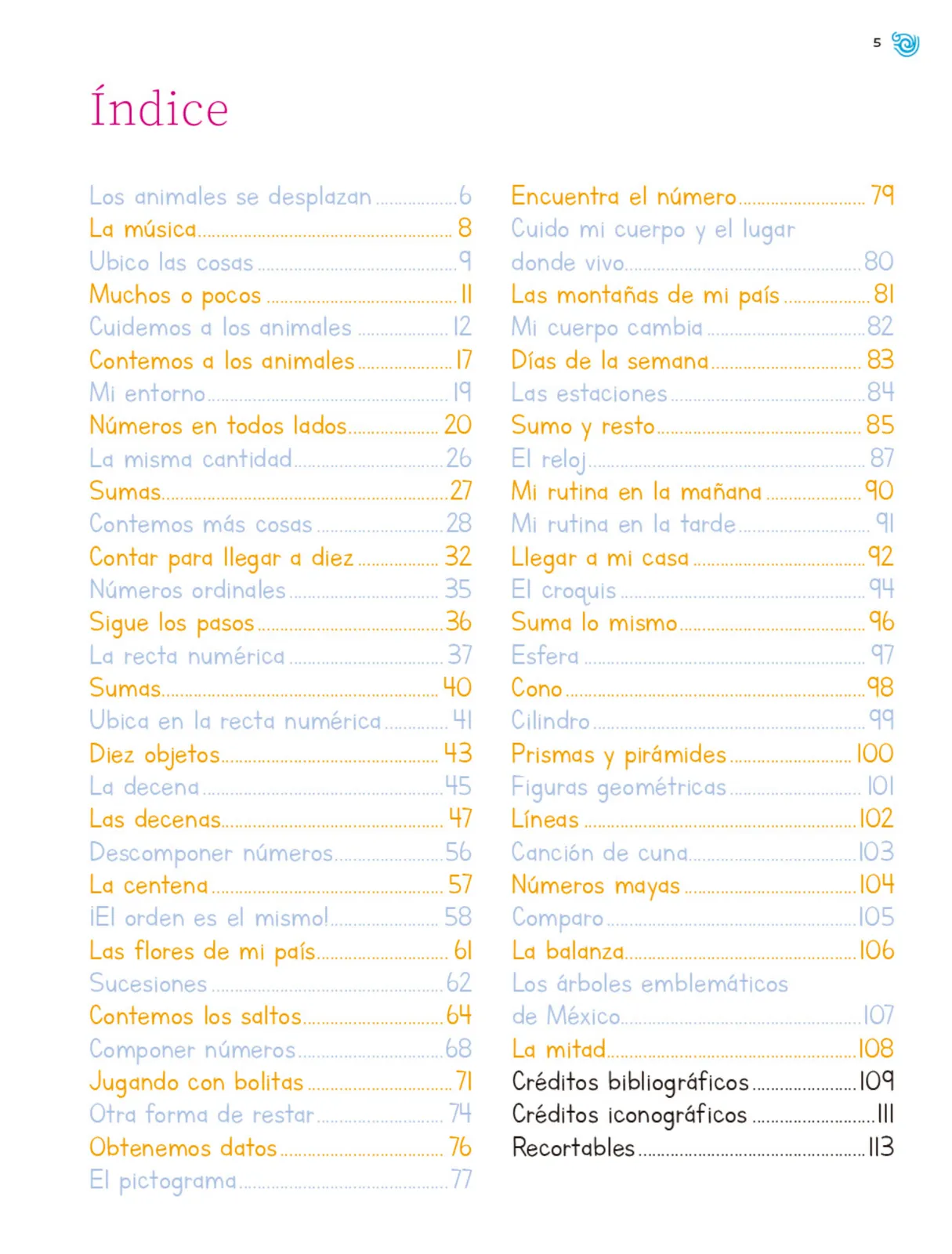Miniatura página 6 de Múltiples lenguajes. Trazos y números.   Libro de Educación Primaria Grado 1°  Ciclo Escolar 2025 - 2026