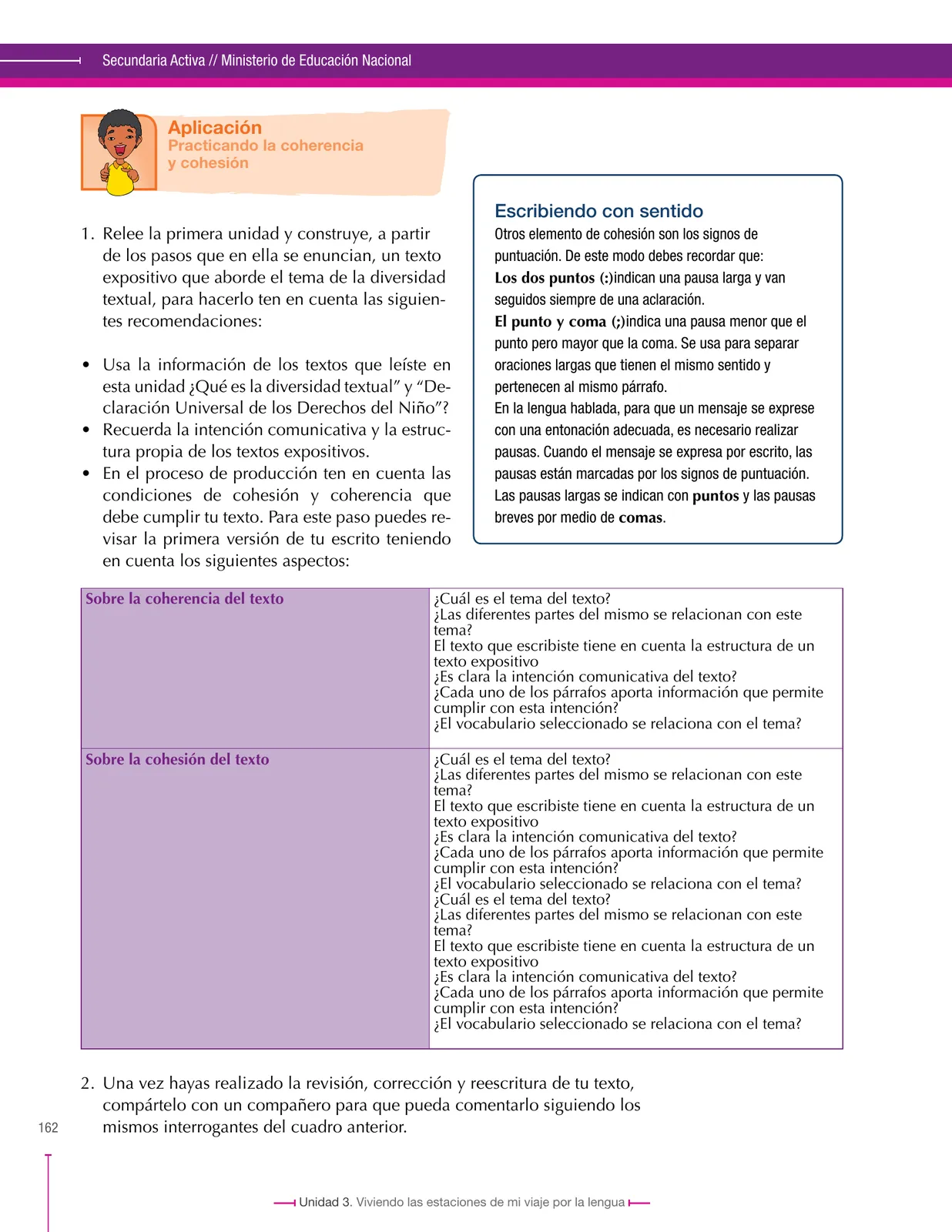 Página 162 de Lenguaje 7° · Secundaria Activa