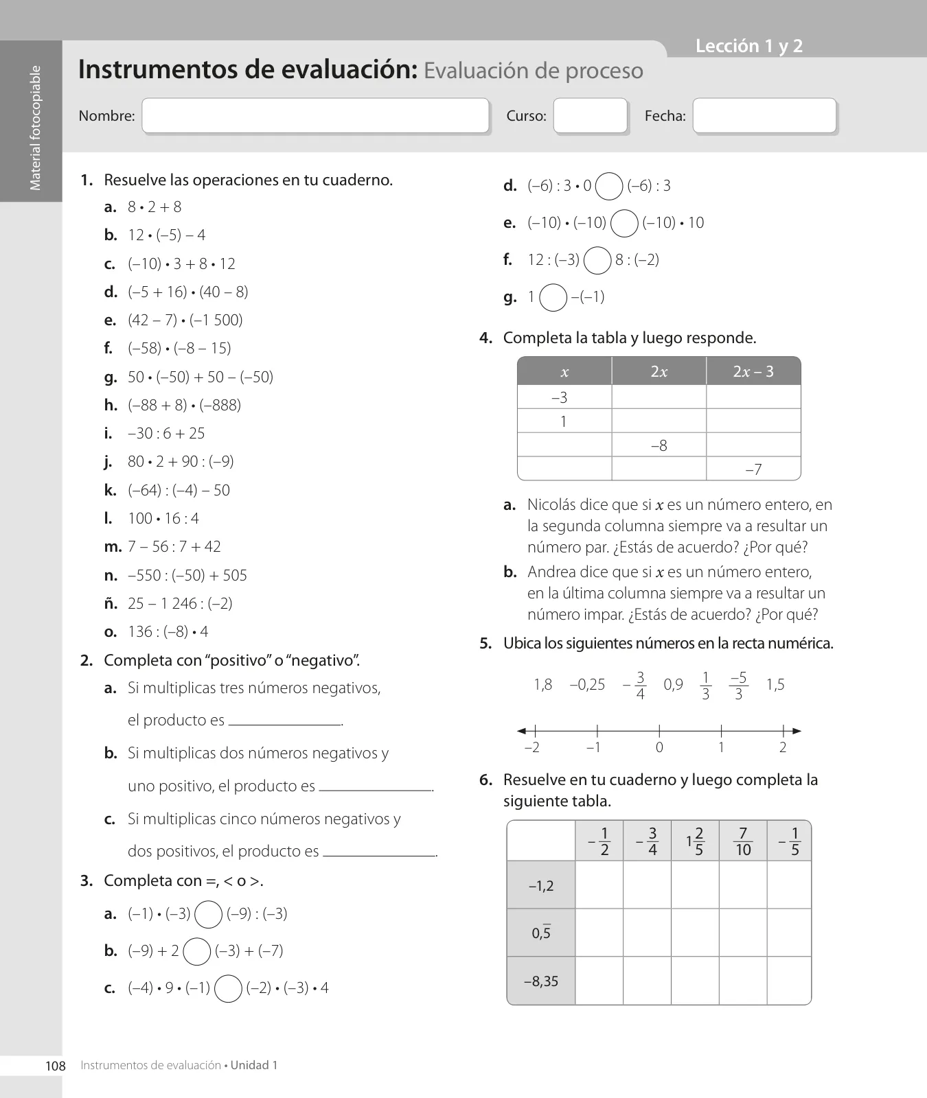Página 110 de Matemática – Octavo Básico | Texto del Estudiante MINEDUC – Descargar PDF · 2024