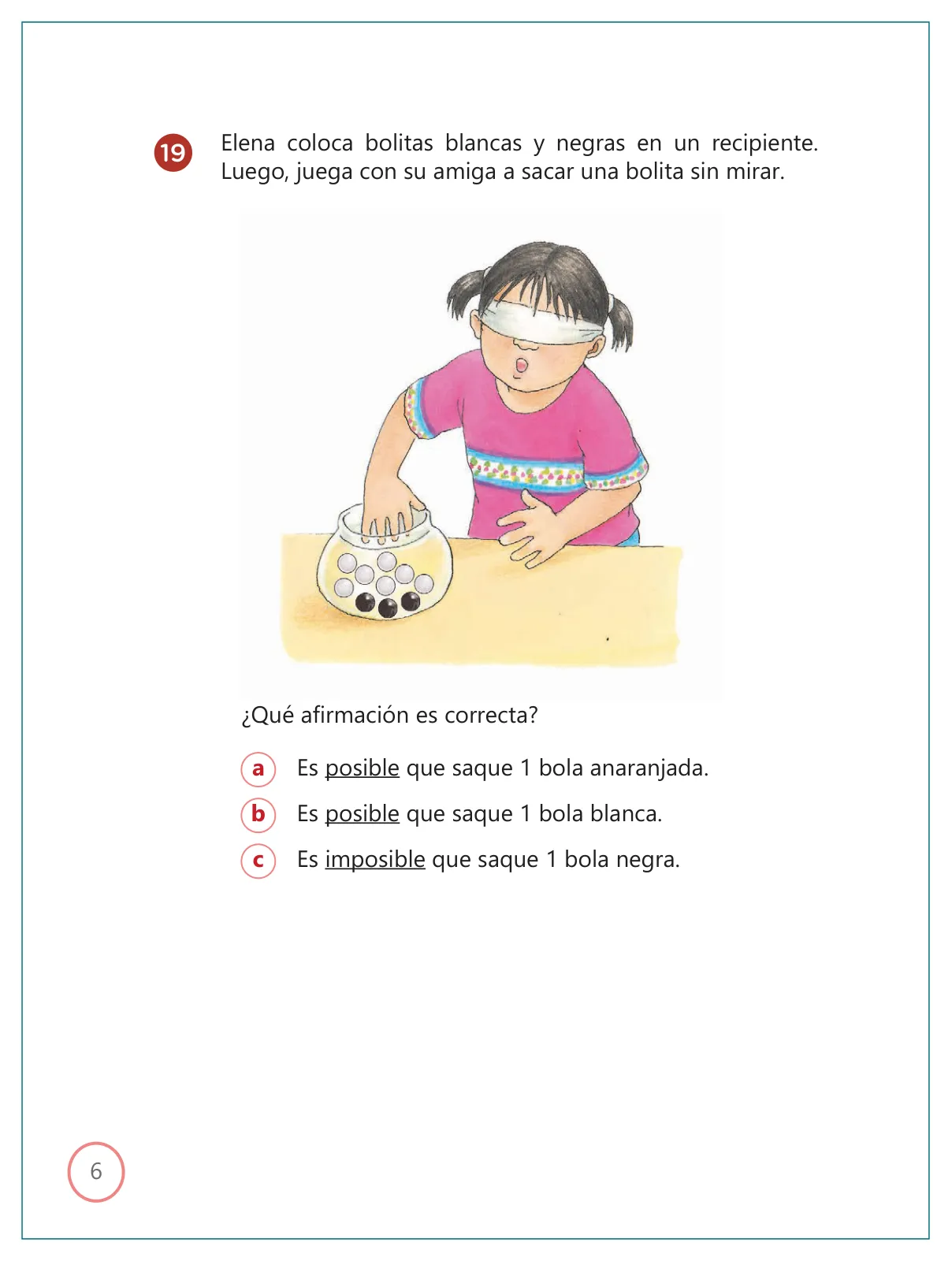 Miniatura página 6 de Kit de evaluación Salida 2 Demostrando lo que aprendimos : Matemática, tercer trimestre, ﻿Segundo grado - Primaria · 2019