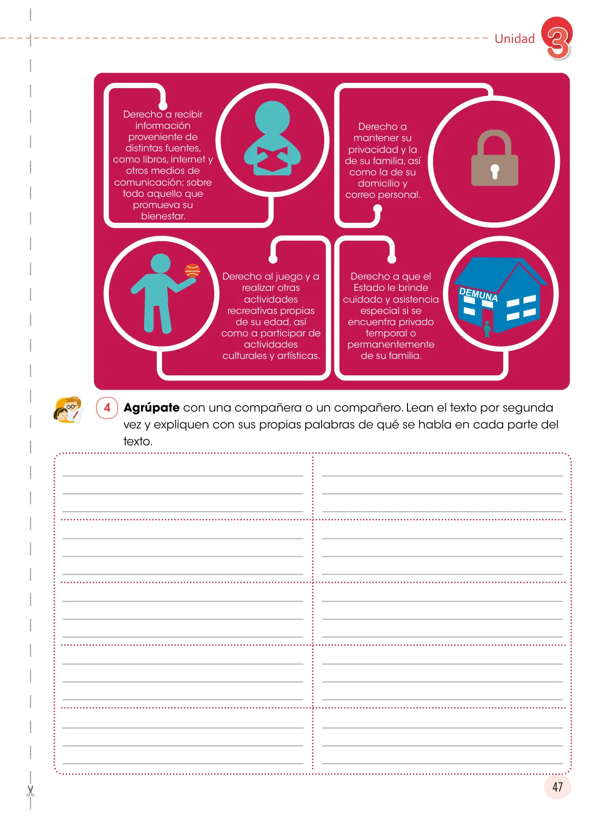 Miniatura página 48 de Comunicación 6 : cuaderno de trabajo para sexto grado de Educación Primaria 2019 · 2019