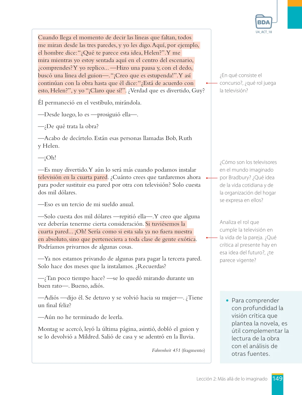 Miniatura página 151 de Lengua y Literatura – Octavo Básico | Texto del Estudiante MINEDUC – Descargar PDF · 2024