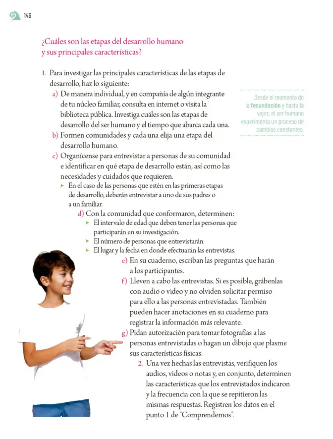 Página 149 de Proyectos de Aula. Libro de Educación Primaria Grado 5° Ciclo Escolar 2025 - 2026